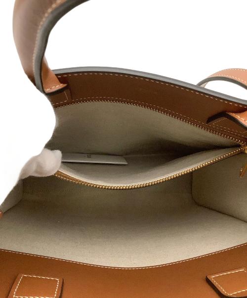 CELINE（セリーヌ）CELINE (セリーヌ) スモールバーティカル2WAYトートバッグ 192082EFY ブラウン×ベージュの古着・服飾アイテム