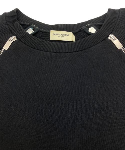 Saint Laurent Paris（サンローランパリ）Saint Laurent Paris (サンローランパリ) スウェット ブラック サイズ:不明の古着・服飾アイテム