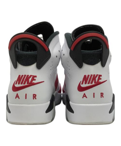 NIKE（ナイキ）NIKE (ナイキ) AIR JORDAN6 Carmine ハイカットスニーカー ホワイト サイズ:cm27の古着・服飾アイテム