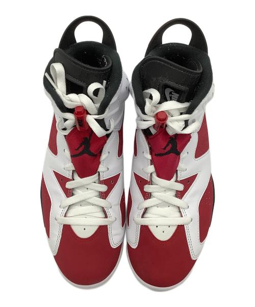 NIKE（ナイキ）NIKE (ナイキ) AIR JORDAN6 Carmine ハイカットスニーカー ホワイト サイズ:cm27の古着・服飾アイテム