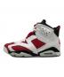 NIKE (ナイキ) AIR JORDAN6 Carmine ハイカットスニーカー ホワイト サイズ:cm27：15000円