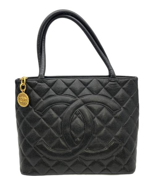 CHANEL（シャネル）CHANEL (シャネル) マトラッセ キャビアスキン トートバッグ AO1804 ブラックの古着・服飾アイテム