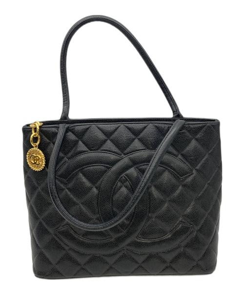 CHANEL（シャネル）CHANEL (シャネル) マトラッセ キャビアスキン トートバッグ AO1804 ブラックの古着・服飾アイテム