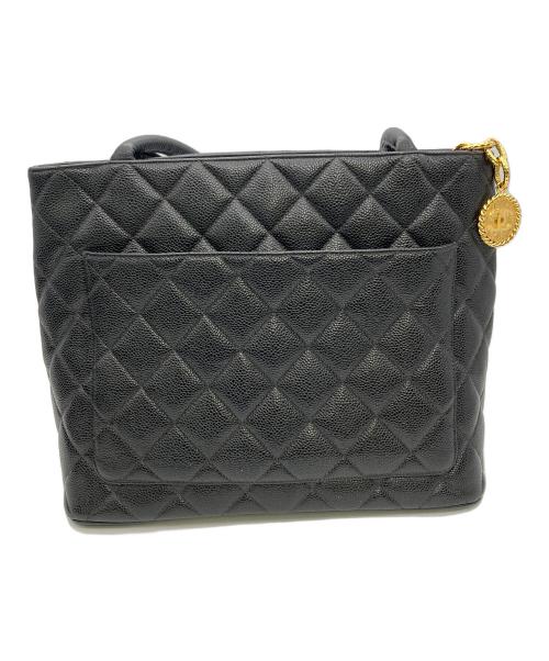 CHANEL（シャネル）CHANEL (シャネル) マトラッセ キャビアスキン トートバッグ AO1804 ブラックの古着・服飾アイテム
