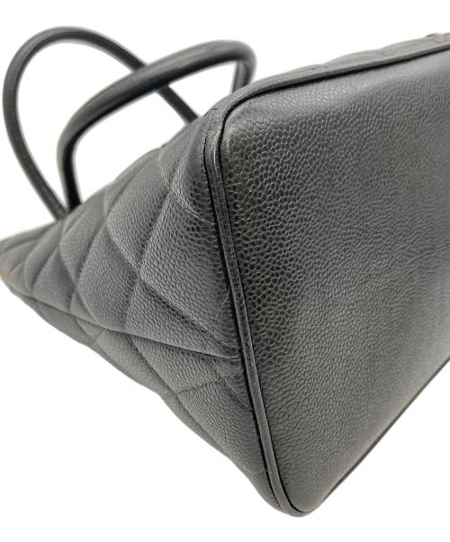 CHANEL（シャネル）CHANEL (シャネル) マトラッセ キャビアスキン トートバッグ AO1804 ブラックの古着・服飾アイテム