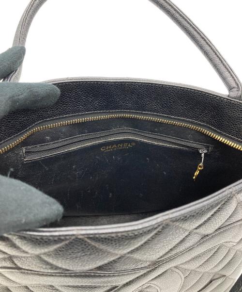 CHANEL（シャネル）CHANEL (シャネル) マトラッセ キャビアスキン トートバッグ AO1804 ブラックの古着・服飾アイテム