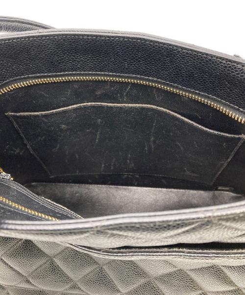 CHANEL（シャネル）CHANEL (シャネル) マトラッセ キャビアスキン トートバッグ AO1804 ブラックの古着・服飾アイテム