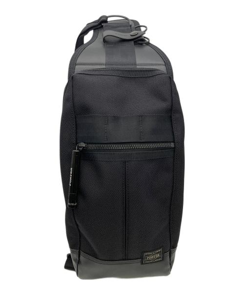 PORTER（ポーター）PORTER (ポーター) HEAT（ヒート）SLING SHOULDER BAG ショルダーバッグ 703-08000 ブラックの古着・服飾アイテム