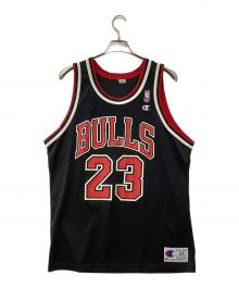 Champion（チャンピオン）の古着「ゲームシャツ」｜ブラック×レッド