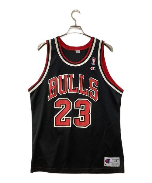 Champion（チャンピオン）Champion (チャンピオン) ゲームシャツ ブラック×レッド サイズ:44の古着・服飾アイテム