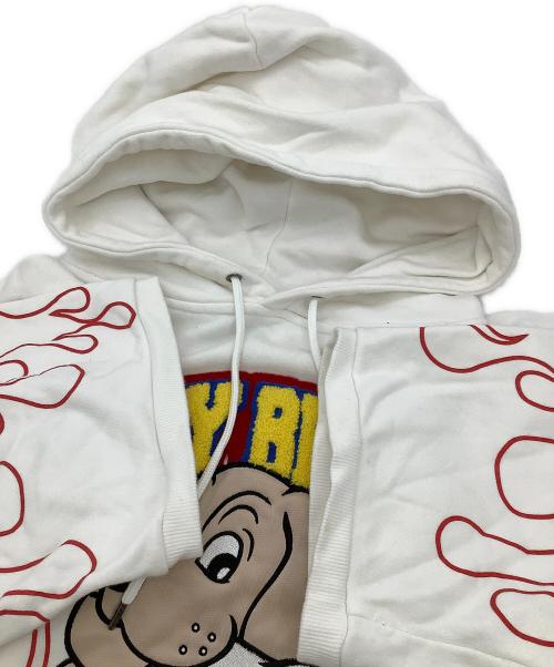 GALFY CRUTCH BRAND（ガルフィークラッチブランド）GALFY CRUTCH BRAND (ガルフィークラッチブランド) セットアップ 炎上大学 パンツセットアップ ホワイト サイズ:中型犬(L)の古着・服飾アイテム