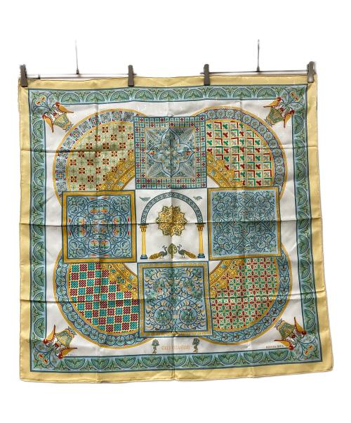 HERMES（エルメス）HERMES (エルメス) スカーフ カレ90  CIELS BYZANTINS ビザンチンの空の古着・服飾アイテム