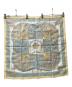 HERMES (エルメス) スカーフ カレ90  CIELS BYZANTINS ビザンチンの空：15000円