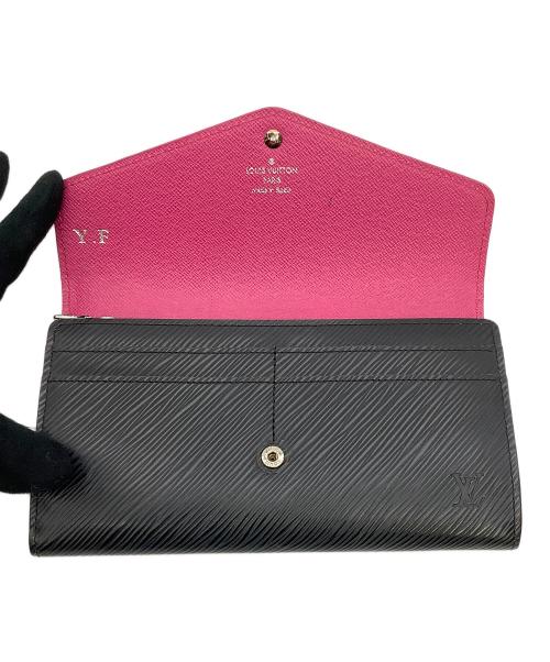 LOUIS VUITTON（ルイ ヴィトン）LOUIS VUITTON (ルイ ヴィトン) エピ ポルトフォイユ･サラ M64322 長財布 ブラックの古着・服飾アイテム