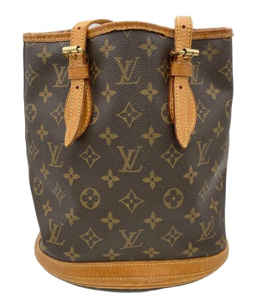 LOUIS VUITTON（ルイ ヴィトン）LOUIS VUITTON (ルイ ヴィトン) ショルダーバッグ モノグラム M42238 バケットPM ブラウンの古着・服飾アイテム