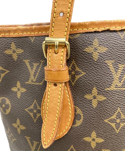 LOUIS VUITTON（ルイ ヴィトン）LOUIS VUITTON (ルイ ヴィトン) ショルダーバッグ モノグラム M42238 バケットPM ブラウンの古着・服飾アイテム