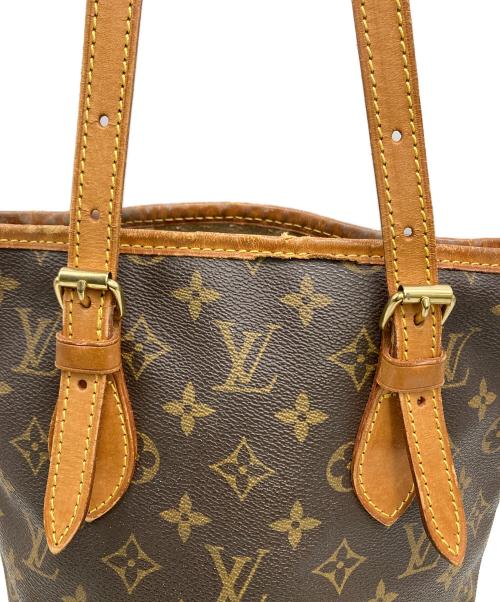 LOUIS VUITTON（ルイ ヴィトン）LOUIS VUITTON (ルイ ヴィトン) ショルダーバッグ モノグラム M42238 バケットPM ブラウンの古着・服飾アイテム