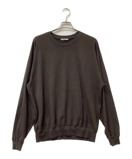 AURALEE（オーラリー）AURALEE (オーラリー) スーパーハイゲージスウェット ブラウン サイズ:5の古着・服飾アイテム