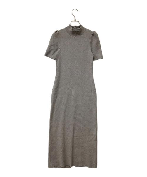 Lily Brown（リリーブラウン）Lily Brown (リリーブラウン) ビスチェセットニットワンピース グレー サイズ:Fの古着・服飾アイテム
