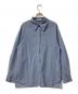 FRAY ID（フレイ アイディー）の古着「バックオープンシャツ」｜ブルー