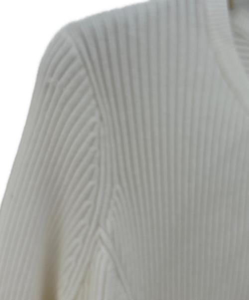 Snidel（スナイデル）Snidel (スナイデル) アシメニットコンビワンピース ホワイト サイズ:Fの古着・服飾アイテム