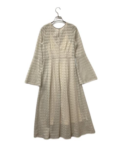 FRAY ID（フレイ アイディー）FRAY ID (フレイ アイディー) 2wayHerレースドレス ベージュの古着・服飾アイテム
