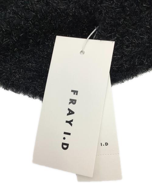 FRAY ID（フレイ アイディー）FRAY ID (フレイ アイディー) ラメフェザーニットボレロ ブラック サイズ:Fの古着・服飾アイテム