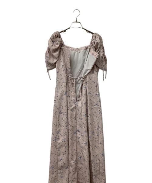 Snidel（スナイデル）Snidel (スナイデル) リエプリントワンピース ピンク×パープルの古着・服飾アイテム