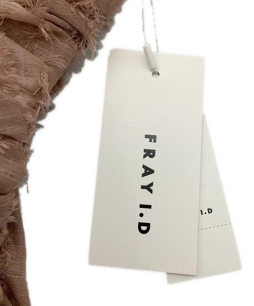 FRAY ID（フレイ アイディー）FRAY ID (フレイ アイディー) フリンジキャミワンピース ピンクの古着・服飾アイテム