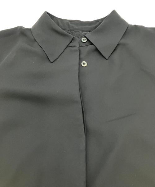 resil（レジル）resil (レジル) ロングシャツ ブラック サイズ:Mの古着・服飾アイテム