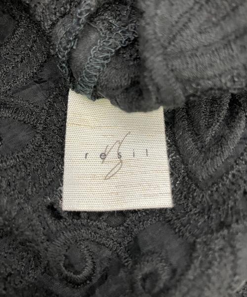 resil（レジル）resil (レジル) ロングシャツ ブラック サイズ:Mの古着・服飾アイテム