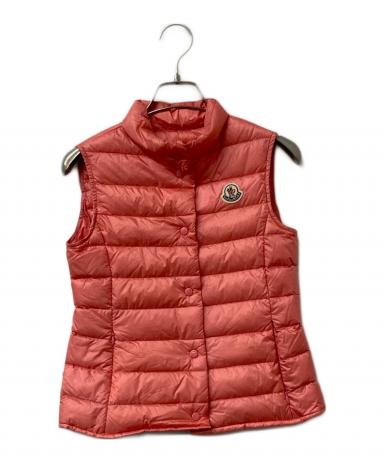 中古・古着通販】MONCLER (モンクレール) ダウンベスト ピンク サイズ