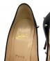 中古・古着 Christian Louboutin (クリスチャン・ルブタン) ポインテッドトゥハイヒールパンプス  スタッズ ブラック サイズ:34：10000円