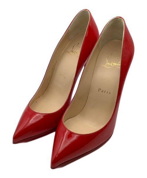 Christian Louboutin（クリスチャン・ルブタン）Christian Louboutin (クリスチャン・ルブタン) ハイヒール エナメルハイヒールパンプス レッド サイズ:35 1/2の古着・服飾アイテム