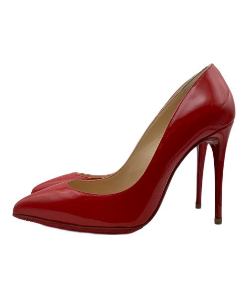 Christian Louboutin（クリスチャン・ルブタン）Christian Louboutin (クリスチャン・ルブタン) ハイヒール エナメルハイヒールパンプス レッド サイズ:35 1/2の古着・服飾アイテム