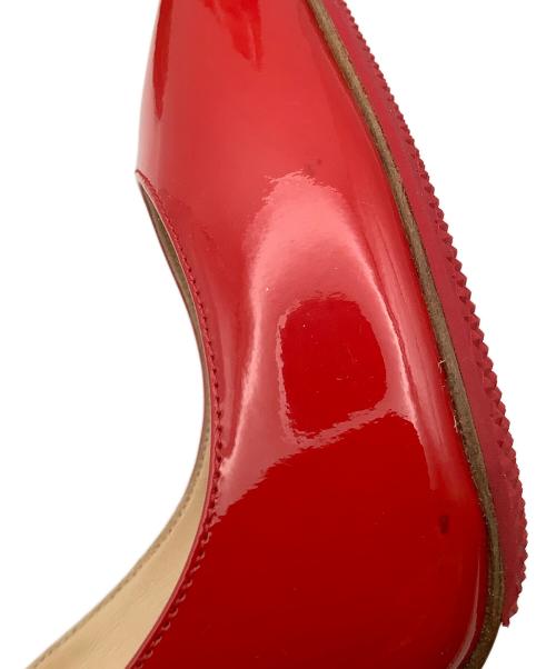 Christian Louboutin（クリスチャン・ルブタン）Christian Louboutin (クリスチャン・ルブタン) ハイヒール エナメルハイヒールパンプス レッド サイズ:35 1/2の古着・服飾アイテム