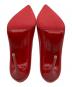 中古・古着 Christian Louboutin (クリスチャン・ルブタン) ハイヒール エナメルハイヒールパンプス レッド サイズ:35 1/2：13000円