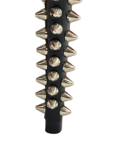 Christian Louboutin（クリスチャン・ルブタン）Christian Louboutin (クリスチャン・ルブタン) ハイヒールパンプス スタッズ ブラック×レッド サイズ:35 1/2の古着・服飾アイテム