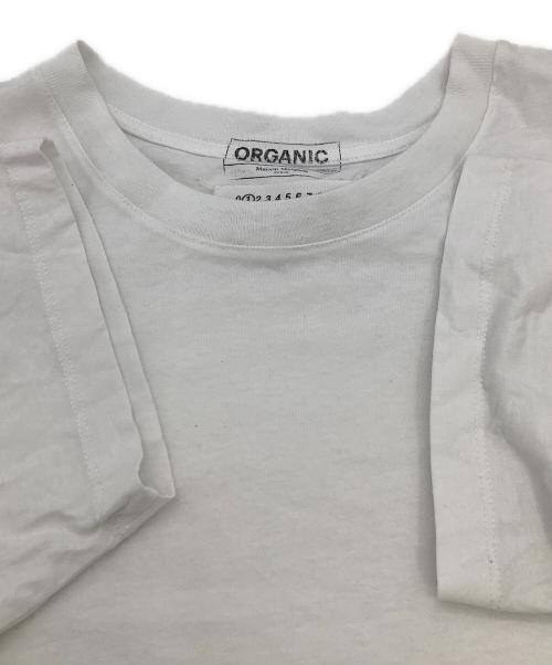 Maison Margiela（メゾンマルジェラ）Maison Margiela (メゾンマルジェラ) 半袖カットソー クルーネックTシャツ ホワイト サイズ:XLの古着・服飾アイテム