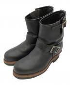 RED WINGレッドウィング）の古着「エンジニアブーツ」｜ブラック