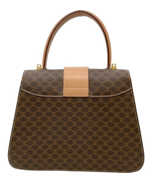 CELINE（セリーヌ）CELINE (セリーヌ) ハンドバッグ マカダム M13 サークルロゴ ブラウンの古着・服飾アイテム