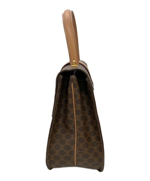 CELINE（セリーヌ）CELINE (セリーヌ) ハンドバッグ マカダム M13 サークルロゴ ブラウンの古着・服飾アイテム