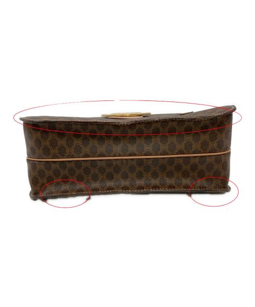 CELINE（セリーヌ）CELINE (セリーヌ) ハンドバッグ マカダム M13 サークルロゴ ブラウンの古着・服飾アイテム