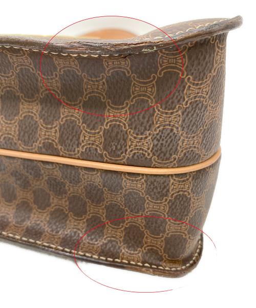 CELINE（セリーヌ）CELINE (セリーヌ) ハンドバッグ マカダム M13 サークルロゴ ブラウンの古着・服飾アイテム