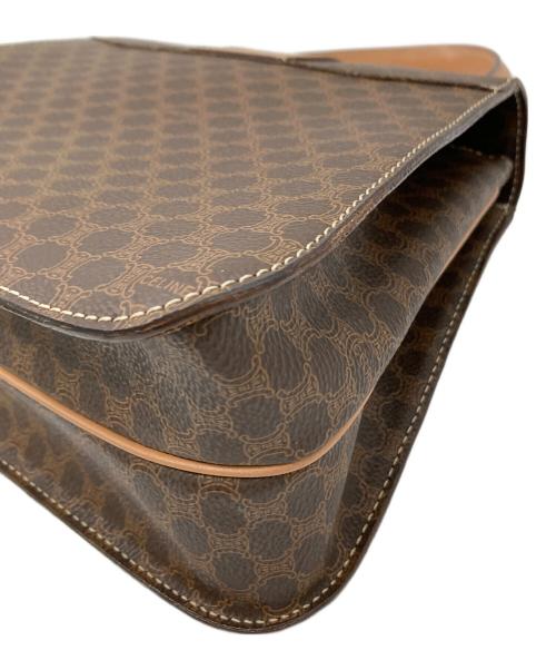 CELINE（セリーヌ）CELINE (セリーヌ) ハンドバッグ マカダム M13 サークルロゴ ブラウンの古着・服飾アイテム
