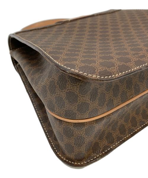 CELINE（セリーヌ）CELINE (セリーヌ) ハンドバッグ マカダム M13 サークルロゴ ブラウンの古着・服飾アイテム