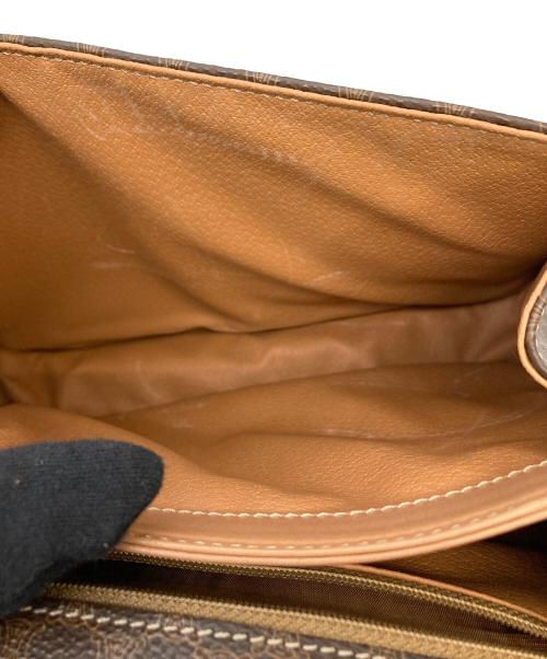 CELINE（セリーヌ）CELINE (セリーヌ) ハンドバッグ マカダム M13 サークルロゴ ブラウンの古着・服飾アイテム