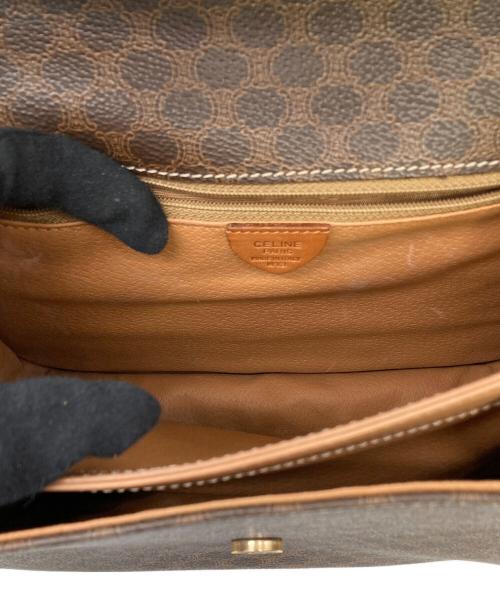 CELINE（セリーヌ）CELINE (セリーヌ) ハンドバッグ マカダム M13 サークルロゴ ブラウンの古着・服飾アイテム