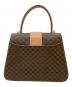 CELINE (セリーヌ) ハンドバッグ マカダム M13 サークルロゴ ブラウン：90000円