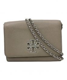 TORY BURCH（トリーバーチ）の古着「チェーンショルダーバッグ」｜グレー